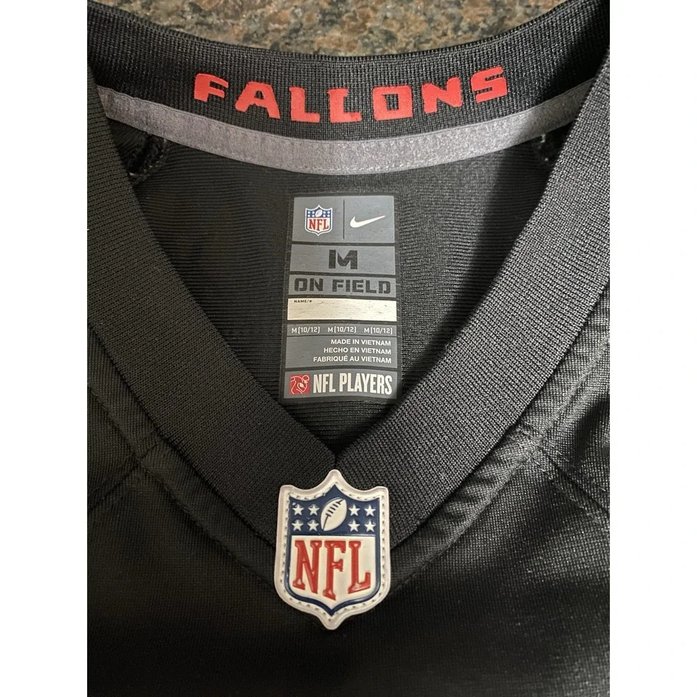 Atlanta Falcons Nike On Field NFL Calvin Ridley‎ #18 Jersey Youth Medium M Black